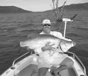 Arthur Lovern from Mackay caught this ripper barra from Peter Faust on the Daiwa BARRA tour and also won himself a trip on the Eclipse mothership operation out of Weipa.